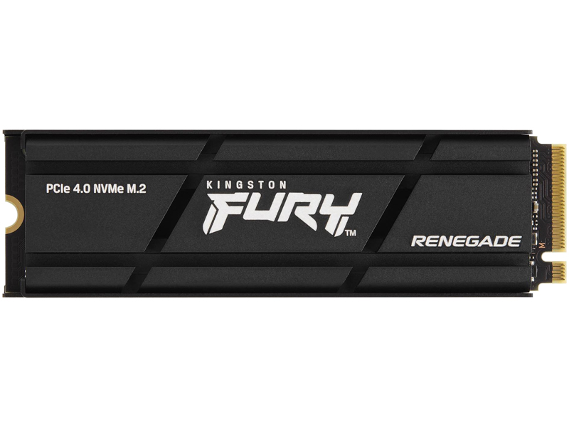 FURY Renegade PCIe 4.0 NVMe M.2 SSD 1TB 3D TLC NAND W/ HEATSINK 最大読取7300MB/秒、最大書込6000MB/秒
