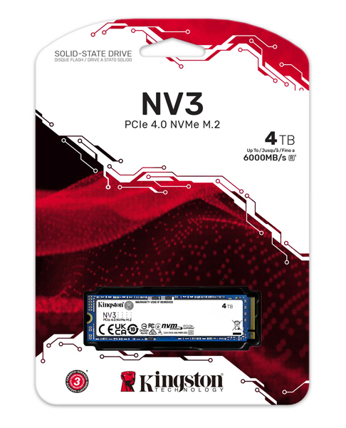 NV3 PCIe 4.0 NVMe SSD 4TB 最大読込6000MB/s 最大書込5000MB/s