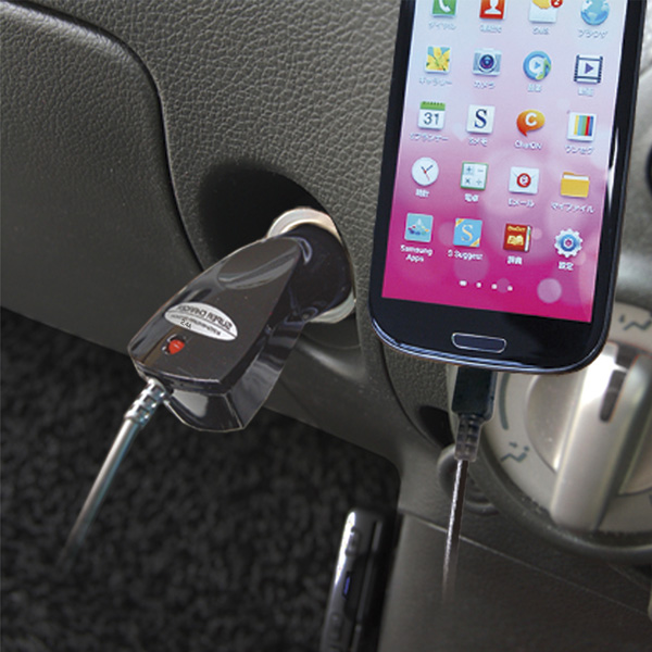 DC充電器 2.4A micro BK