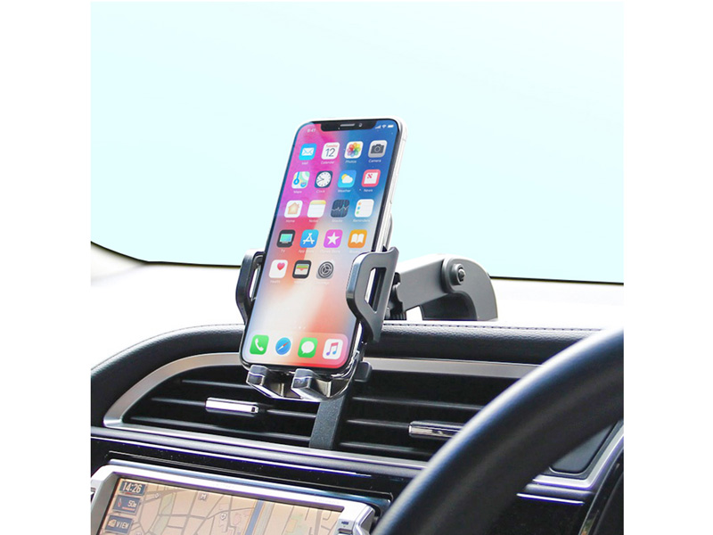 吸盤式スマホホルダー ブラック