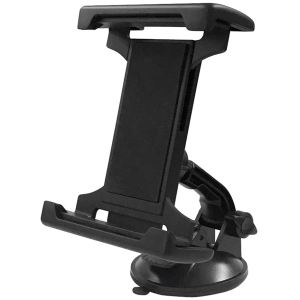 手帳型ケース対応 タブレットホルダー 吸盤取り付け ブラック