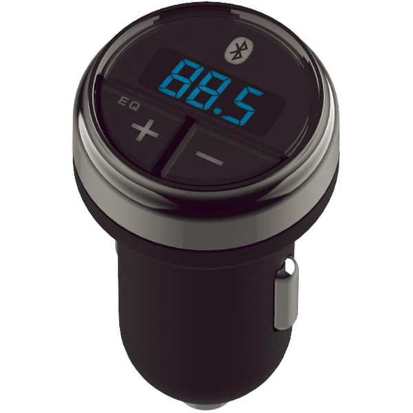 Bluetooth FMトランスミッター フルバンド ブラック