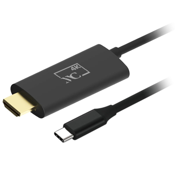 HDMI変換ケーブル Type-C専用 4K 充電用ポート付 ブラック