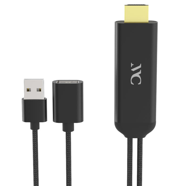 HDMI変換ケーブル iPhone専用 3m ブラック