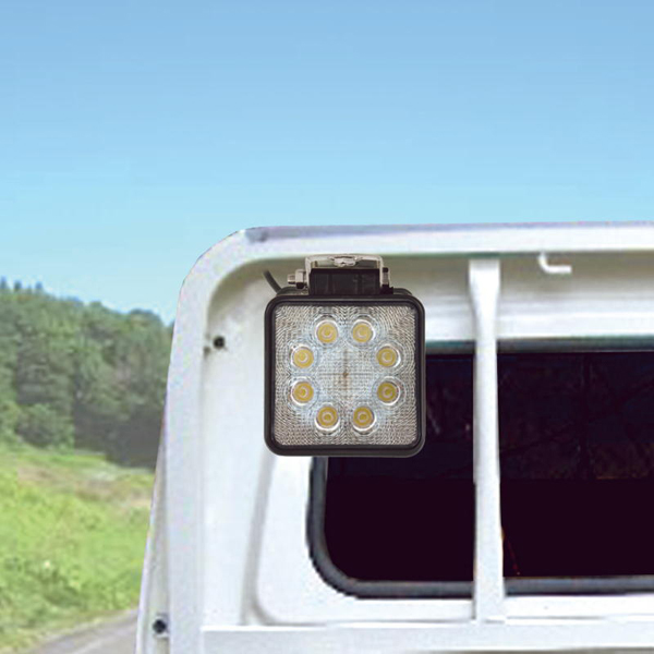 LEDワークライト 角 8灯 24W 白色