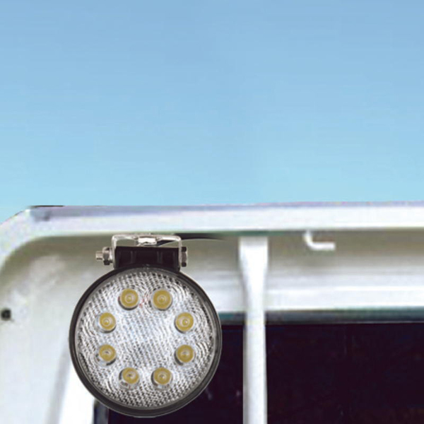 LEDワークライト 丸 8灯 24W 白色