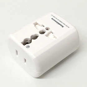 海外旅行用2口変換プラグ A/C/O/SE/BFタイプ