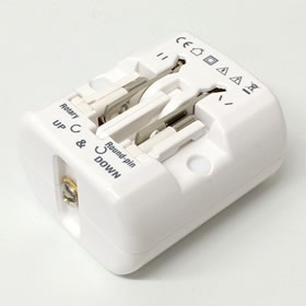 海外旅行用2口変換プラグ A/C/O/SE/BFタイプ