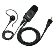 イヤホン付きクリップマイクロホン（イヤーハンガー付き）