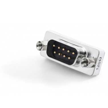 Kvaser D-Sub 9ピン 120Ω ターミネーション(終端)アダプタ