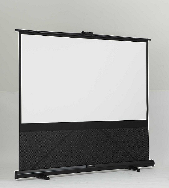 床置きモバイルスクリーン 幕面ホワイトマット仕様 80型（16：9） HDサイズ