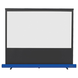 ワンタッチセッティング床置きスクリーン/ホワイトマットアドバンス仕様 80型（16：9） コバルトブルー