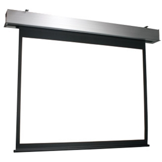 天井埋め込みBOX一体型電動巻上げスクリーン 幕面ホワイトマット仕様 90型ワイド（16：10）