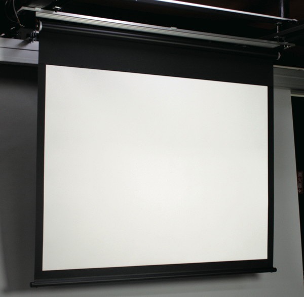 アルミ天板仕様スプリングローラースクリーン 幕面ホワイトマット仕様 70型NTSCサイズ