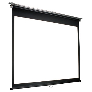 アルミ天板スプリングローラースクリーン 幕面ホワイトマット仕様 90型ワイド（16：10）