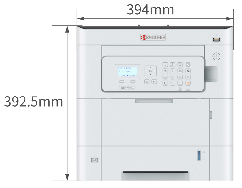 ECOSYS A4カラーレーザープリンター モノクロ35枚/分 カラー35枚/分