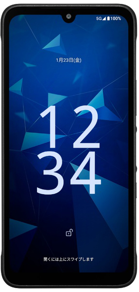 法人向け5Gスマートフォン DIGNO SX5 ブラック(MediaTek Dimensity 6400/8GB/128GB/Android 16/6.1型/SIMスロット：あり)