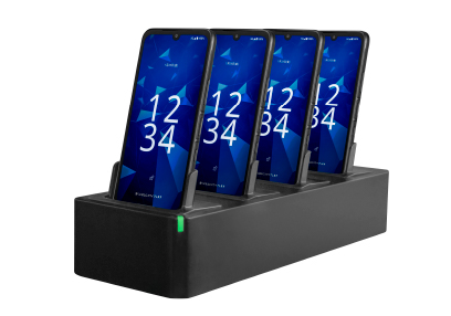 DIGNO SX5用スマホ4連充電置台