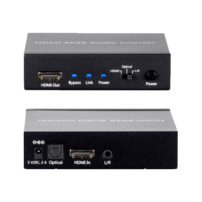 4K対応 HDMIオーディオインサーター