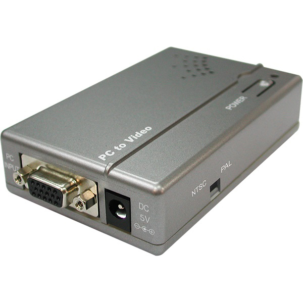 VGA-コンポジット/Sビデオ変換コンバーター