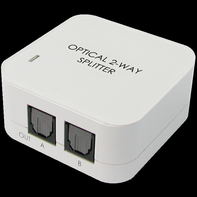 1入力2出力光デジタル音声分配器