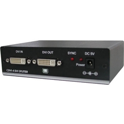 1入力4出力 DVI分配器