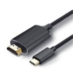 4K2K対応のUSB タイプCからHDMI変換ケーブル