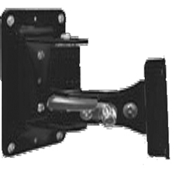 高荷重型液晶モニタ、液晶テレビ用VESA対応壁面固定式アーム(ブラックタイプ)