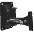 高荷重型液晶モニタ、液晶テレビ用VESA対応壁面固定式アーム(ブラックタイプ)
