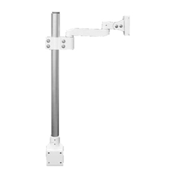 液晶モニタ、液晶テレビ用VESA対応C型クランプ式1面ポールアーム(165mm×1本)