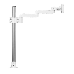 液晶モニタ、液晶テレビ用VESA対応フランジグロメット式1面ポールアーム(165mm×2本)