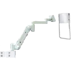 低荷重型用液晶モニタ・TV用VESA対応内径φ40ポール取付式6関節アーム