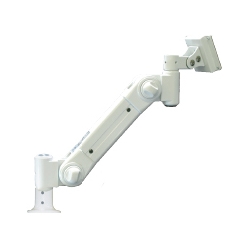 低荷重型液晶モニタ・TV用VESA対応フランジグロメット式フレキシブルスリムアーム