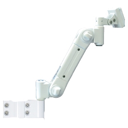 低荷重型液晶モニタ・TV用VESA対応ポールクランプ式フレキシブルスリムアームφ40