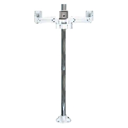 液晶モニタ・TV用VESA対応天板ネジ固定式マルチポールアーム(水平3画面)