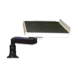 トレイタイプフランジグロメット式水平多関節アーム(165mm×1本ブラックタイプ)