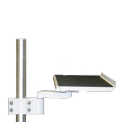 トレイタイプポールクランプ式水平多関節アームφ40(165mm×1本)