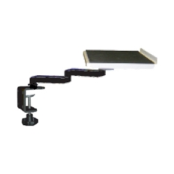 トレイタイプC型クランプ式水平多関節アーム(165mm×2本ブラックタイプ)