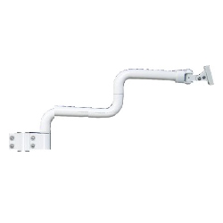 液晶モニタ・TV用VESA対応ポールクランプ式2段スネークアームφ50