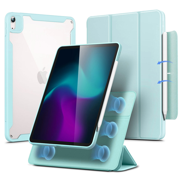 REBOUND 360 ハイブリッド 2WAYカバー for 11インチiPad Air（M2）/iPad Air（第5世代/第4世代） スカイブルー