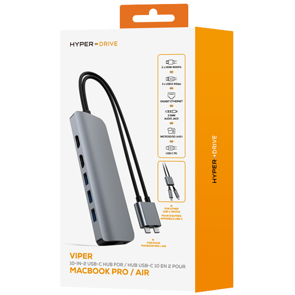 HyperDrive VIPER 10-in-2 USB-C ハブ