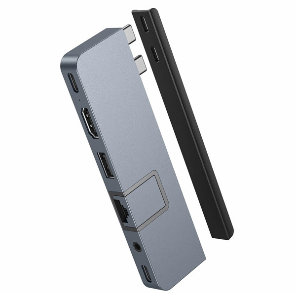 HyperDrive 7in2 USB-Cハブ DUO PRO スペースグレー