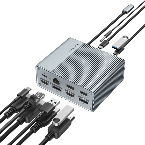 HyperDrive GEN2 12-in-1 USB-C ドッキングステーション