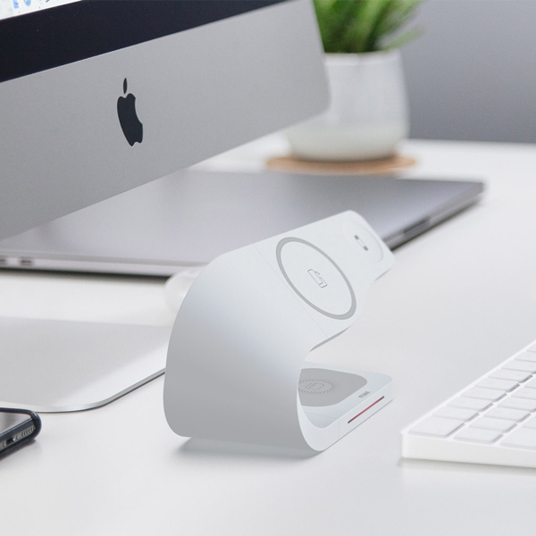 miak 3in1 Wave ワイヤレス充電スタンド ホワイト