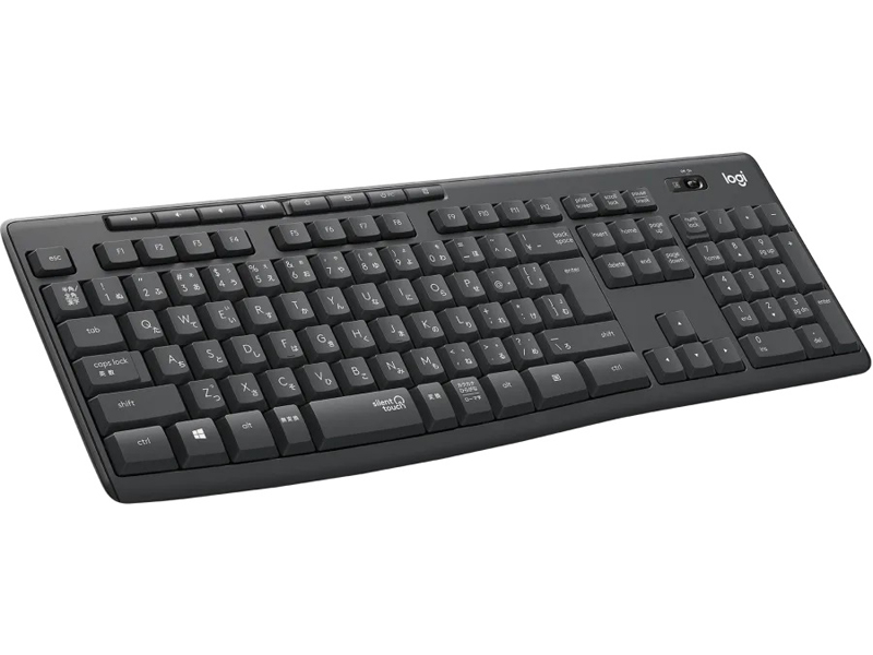 サイレント ワイヤレスキーボード K295 グラファイト