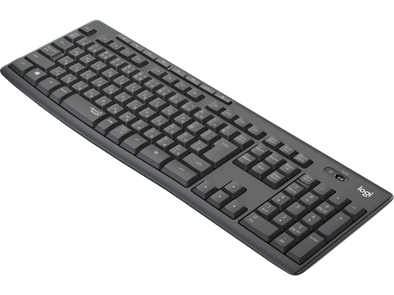 サイレント ワイヤレスキーボード K295 グラファイト