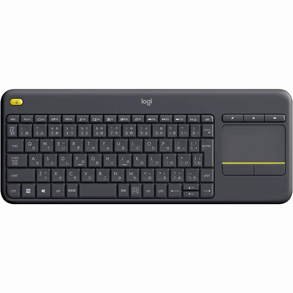 ワイヤレスタッチキーボード K400 PLUS ブラック