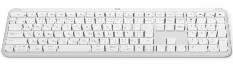 Signature Slim ワイヤレスキーボード オフホワイト