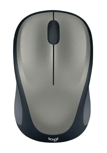 ワイヤレスマウス グレー