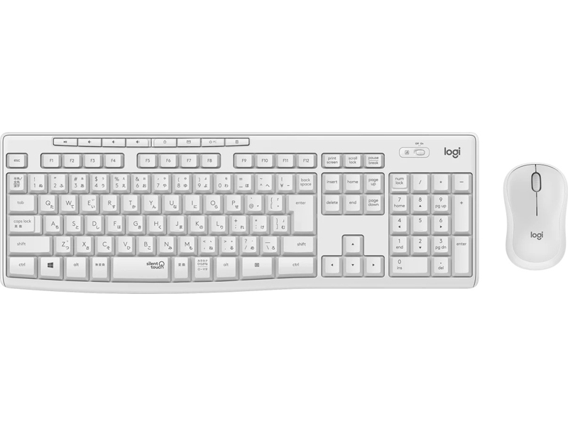 サイレント ワイヤレスコンボ MK295 オフホワイト